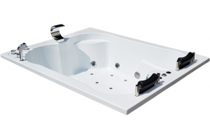Ванна акриловая Royal Bath Hardon De Luxe 200х150 с гидромассажем белый - 2