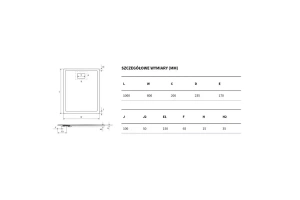 Поддон для душа EXCELLENT Lavano 100x80 бежевый - 3
