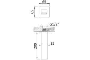 Излив Cezares Porta SC NOP для ванны - 2
