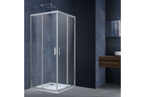 Душевой уголок Vincea Rapid 90х90 профиль хром стекло прозрачное