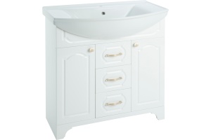 Мебель для ванной Bellezza Тиффани 105 белая - 3