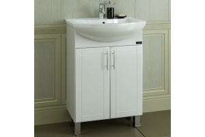 Тумба под раковину напольная Санта Дублин 60 белый - 2