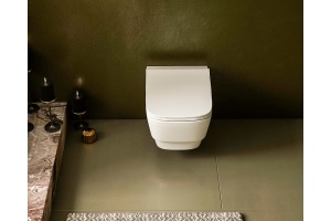 Чаша для подвесного унитаза Boheme Bello белая матовая без сиденья - 3