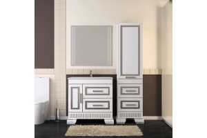 Шкаф-пенал Opadiris Оникс R серебряная патина - 2