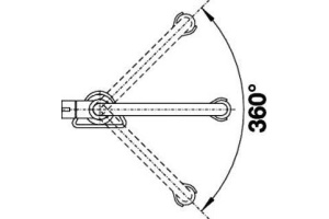 Смеситель для кухонной мойки Blanco Culina хром (519844) - 3