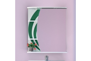 Мебель для ванной Misty Каролина 60 3 ящика L зеленое стекло - 3