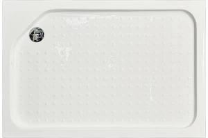 Душевой уголок Royal Bath HP 120x80 L с поддоном профиль черный стекло прозрачное - 3