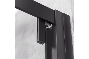 Душевой уголок Vincea Stile 90х90 L профиль черный стекло прозрачное - 2