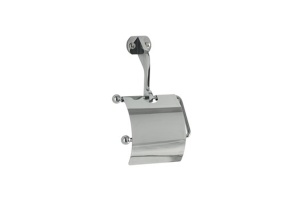 KERASAN Держатель туалетной бумаги с крышкой, цвет хром (СПЕЦ.ЦЕНА из наличия)