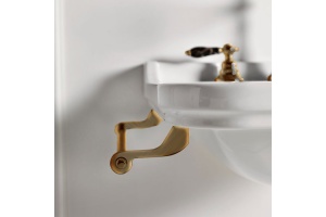 Kerasan Waldorf Полотенцедержатель боковой для раковин, 40см, цвет бронза