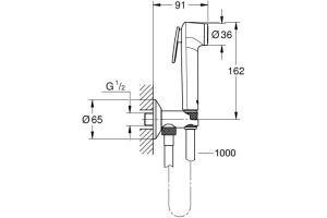 Гигиенический душ Grohe Tempesta-F 26356IL0 белый - 3