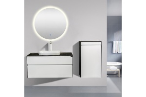 Зеркало Black&White Universell 80 с подсветкой - 2