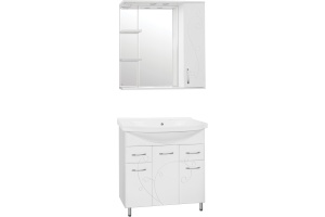 Мебель для ванной Style Line Эко Фьюжн №26 80 белая