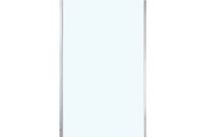 Боковая панель Vincea Slim Soft 100 хром стекло прозрачное