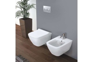 500.209.01.1 GEBERIT биде подвесное SMYLE Square /54х35/(белый) - 2