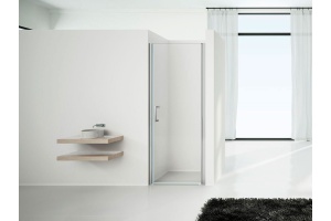 Душевая дверь в нишу Vincea Orta VPP-1O700CL 70 см, стекло прозрачное, хром - 2