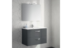 Мебель для ванной Jacob Delafon Ola 80 серый антрацит