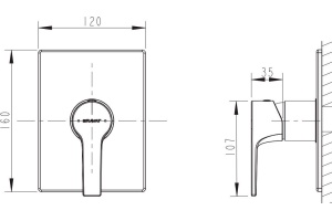 Смеситель Bravat Prolate PB85179C-A - 3
