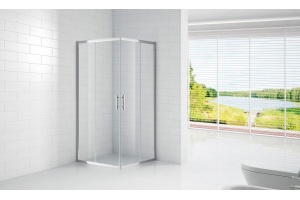 Душевой уголок Cezares Eco хром (ECO-O-A-2-80-C-Cr) - 2