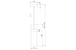 Подвесной светильник Eurosvet Lumen 50244/1 LED латунь/прозрачный - 2