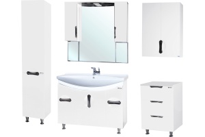 Мебель для ванной Bellezza Лагуна 105 белая - 2