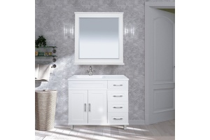 Комплект мебели Misty Купер 90 R белый