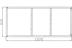 Каркас для ванны Cersanit Lorena 150 - 2