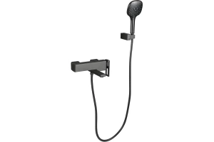 Смеситель для ванны Gappo оружейная сталь