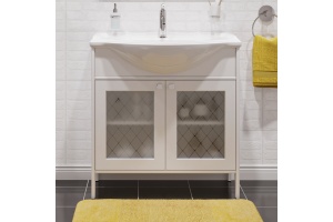 Тумба с раковиной STWORKI Хельсингборг 85 белая