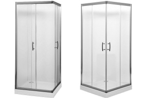 Душевой уголок Aquanet Alfa Cube NAA1142 1000х1000х2000 стекло прозрачное, профиль хром - 2