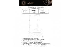 Подвесной светильник Aployt Silvi APL.649.16.08 - 3