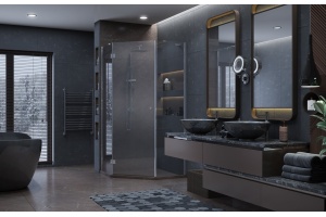 Душевой уголок Ambassador Diamond 12011112L 100х100 см - 2