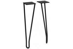 EB2569-BL Ножки для мебели, 32 см, черный (замена BLV)