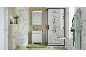 Душевой уголок STWORKI Дублин DE019SC9595200BLK 95x95 см профиль черный матовый - 3