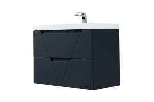 Комплект мебели BelBagno Vittoria 70 черный матовый - 3