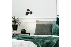 Бра Eurosvet Viero 20096/1 черный/золото - 2