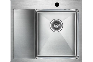 Мойка кухонная Paulmark Flank R 59 брашированная сталь