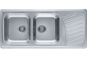 Мойка ELEGANT 70 SAT-90 1110X510 в комплекте с сифоном 1130555,