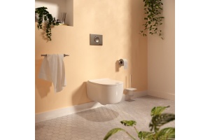 Система инсталляции для унитазов Berges Wasserhaus Novum с кнопкой смыва, матовый хром 040222 - 2