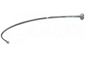 Карниз для ванны 160х90 см Aquatek Дива KARN-0000035, хром