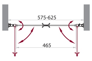 Душевая дверь BelBagno Sela 60 хром (SELA-B-2-60-P-Cr) - 3