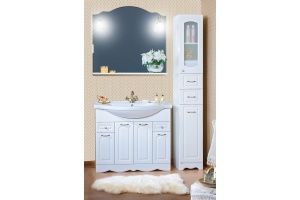 Тумба с раковиной Бриклаер Анна 100 белая - 2