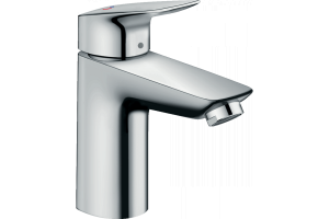 Смеситель для раковины Hansgrohe Logis 100, однорычажный, CoolStart, без сливного набора, хром 71103000