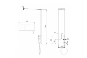 Душевая панель Cezares Premier (PREMIER-CD2-T-01) - 2