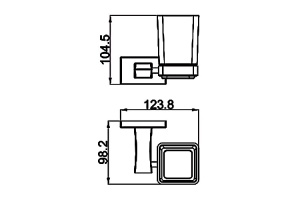 Стакан для ванной Gappo G0706 - 2