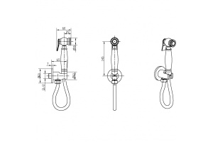 Гигиенический душ Boheme Medici бронза - 2