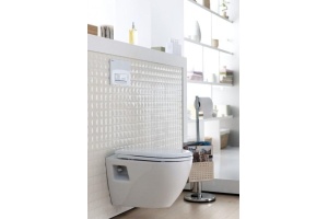 Чаша для унитаза подвесного Creavit TP325 с биде, белая - 2