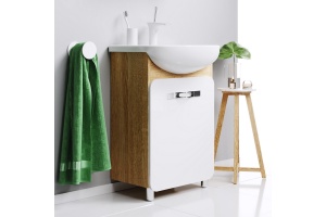 Тумба для комплекта Aqwella Вега 55, дуб сонома - 2