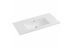 Тумба с раковиной Vincea Mia 100 серая - 3