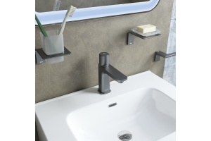 Смеситель Iddis Slide для раковины, графитовый SLIGMBTi01 - 2